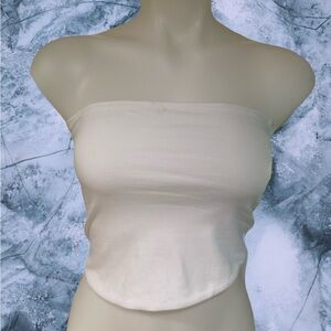 White Jersey Tube Top